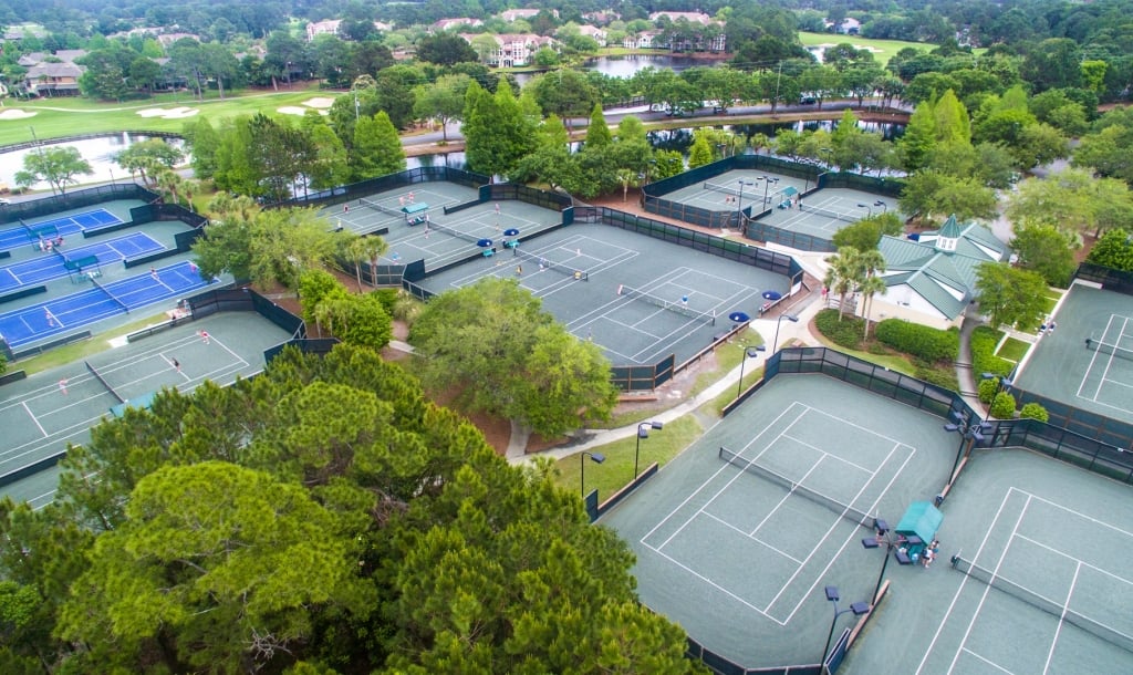 tennis courts at Sandestin Golf and Beach Resort
