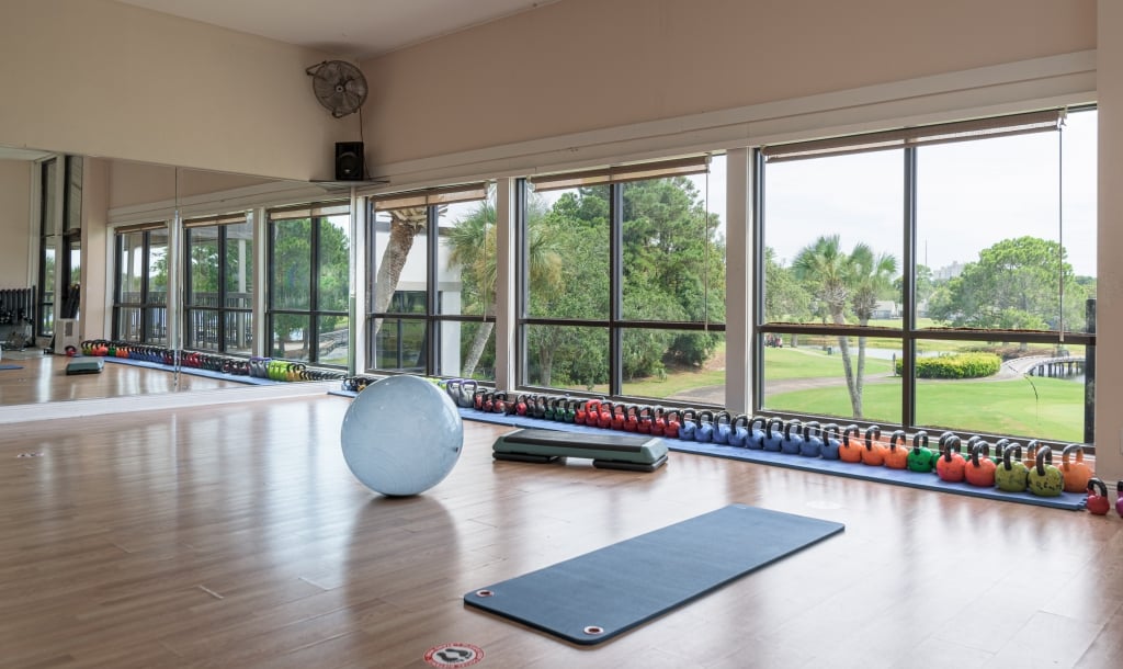 the fitness center at Sandestin Golf and Beach Resort