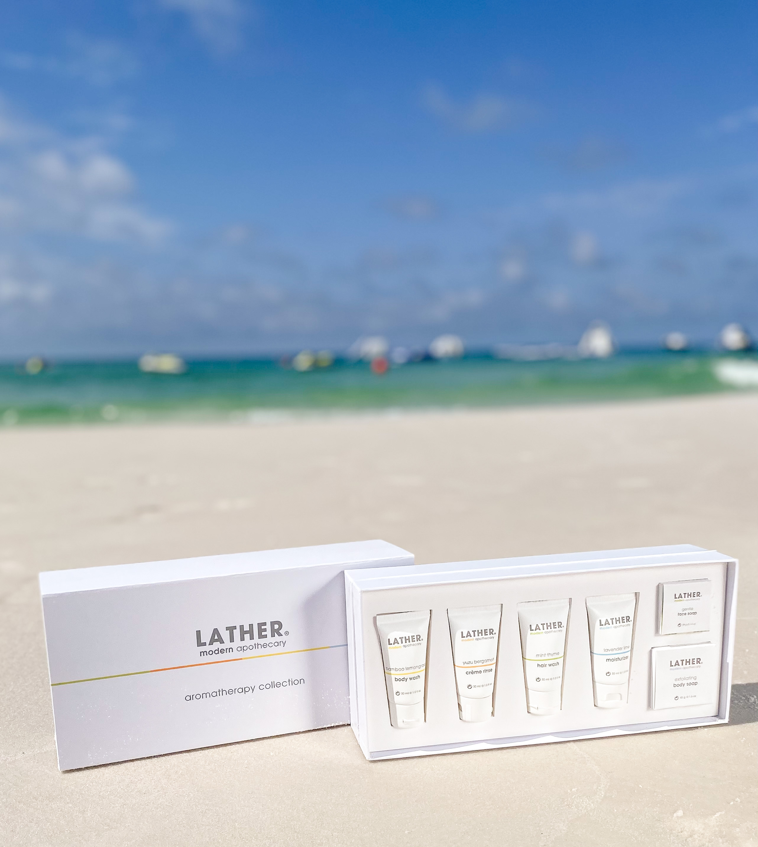 Aromatherapy Collection on Beach