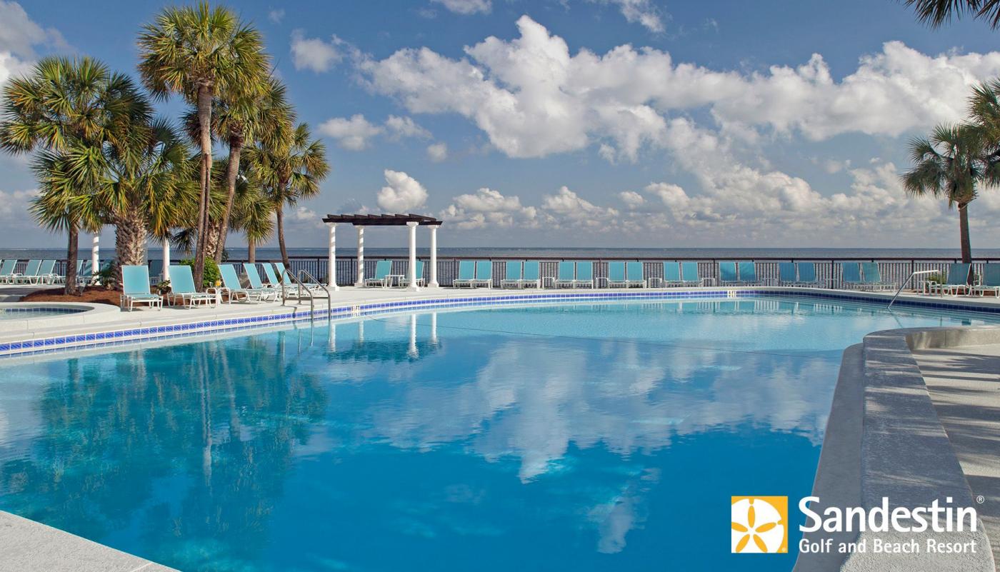 Luxurious pool at Sandestin Golf and Beach Resort
