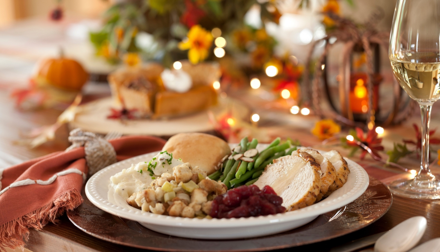 Thanksgiving turkey dinner