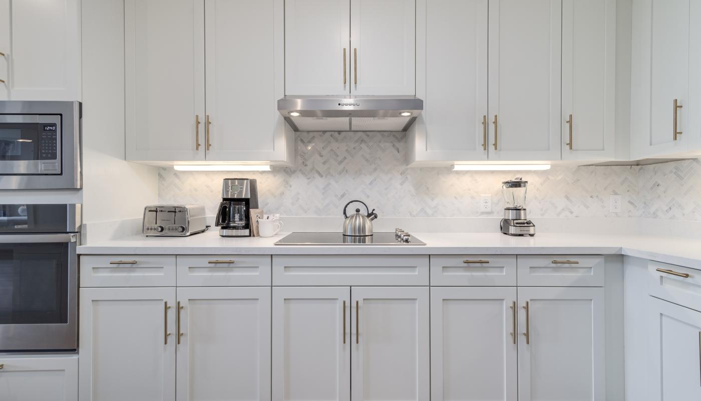 kitchen in two bedroom unit at Osprey Pointe