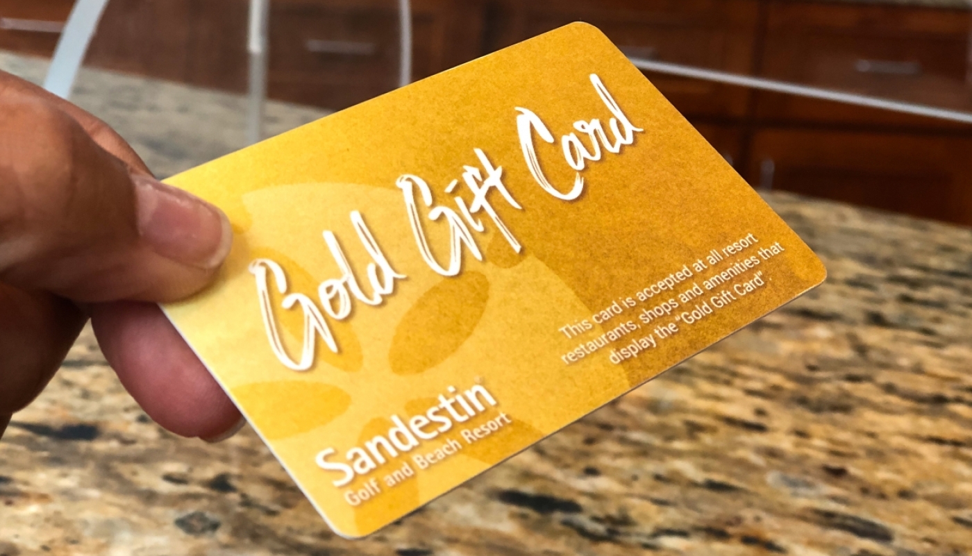 Sandestin gold card