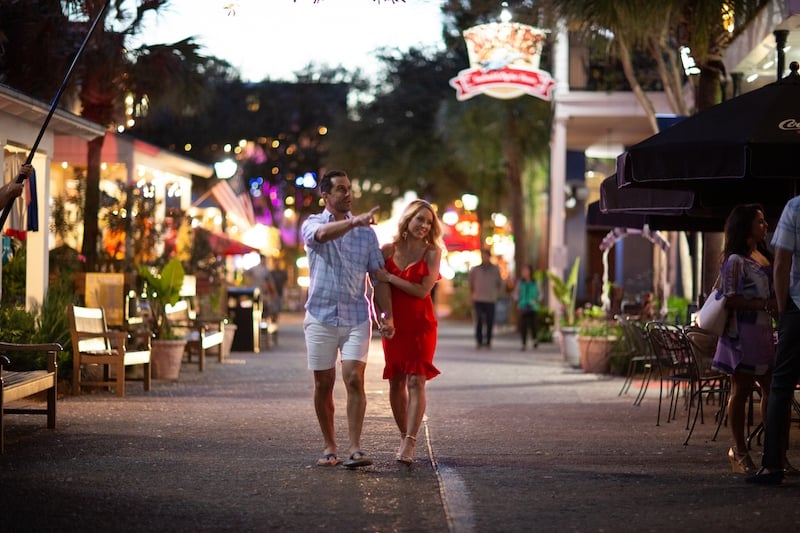 A couple at Baytowne Wharf