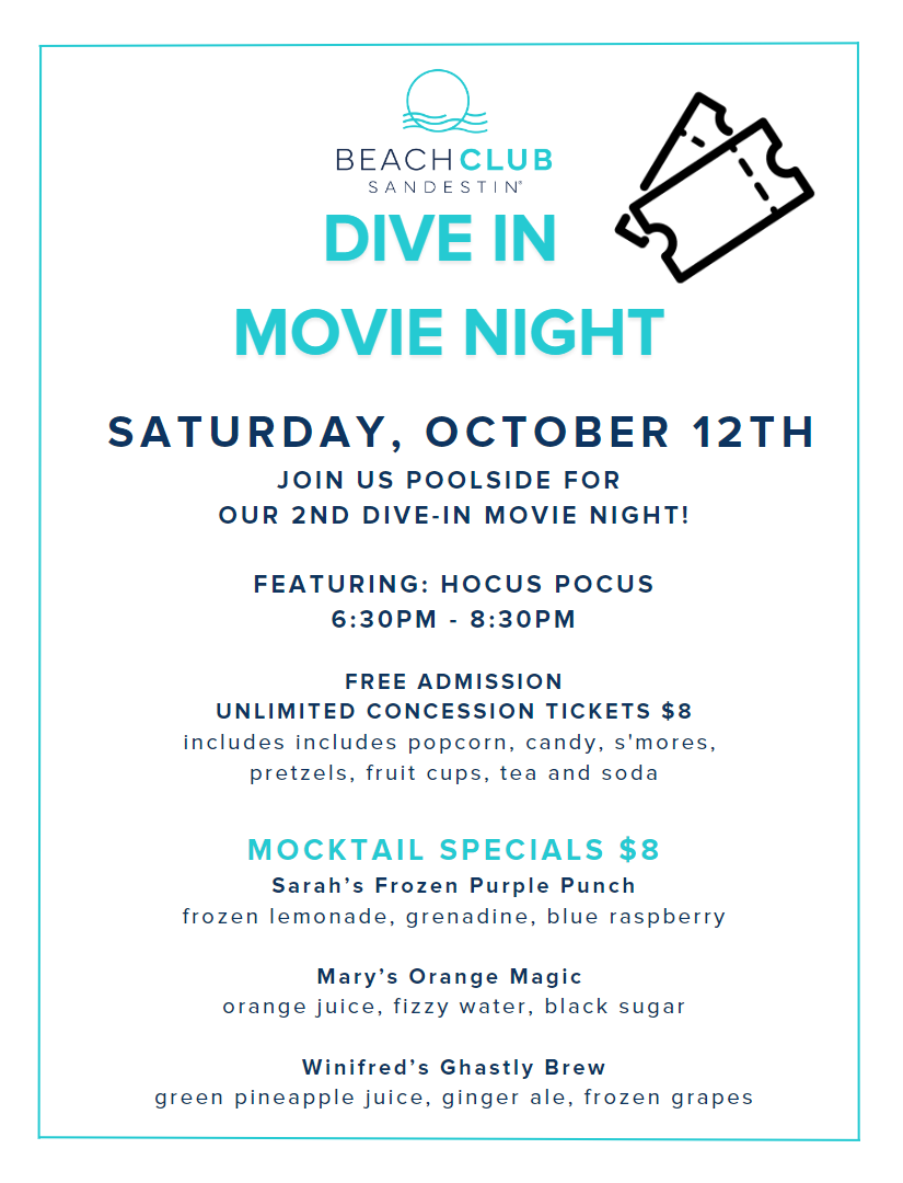 Dive In Movie Night Beach Club