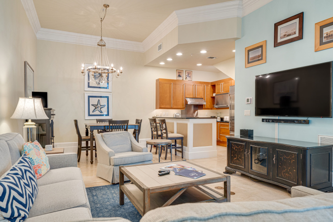 Living room at Le Jarden