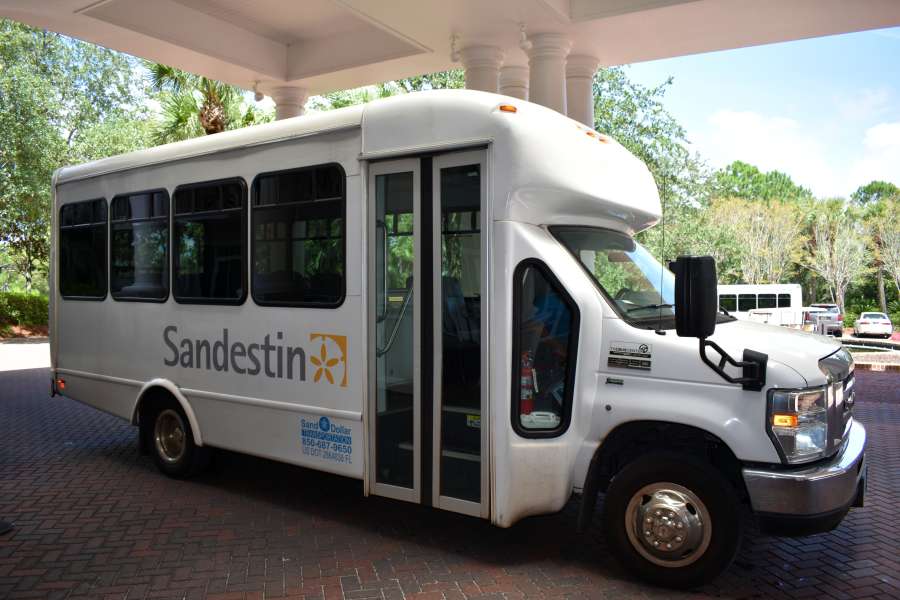 The sandestin tram 
