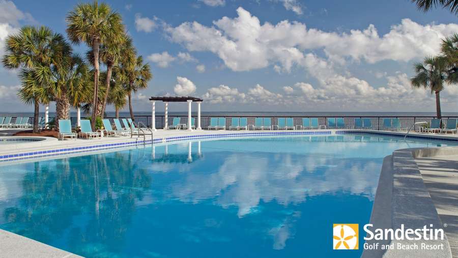 Luxurious pool at Sandestin Golf and Beach Resort
