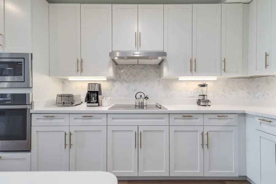 kitchen in two bedroom unit at Osprey Pointe
