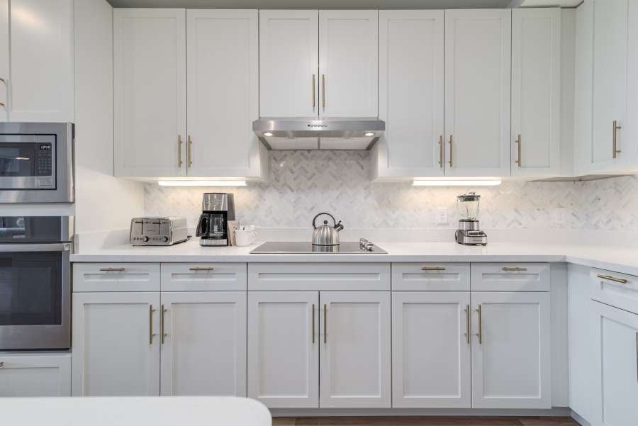 kitchen in two bedroom unit at Osprey Pointe