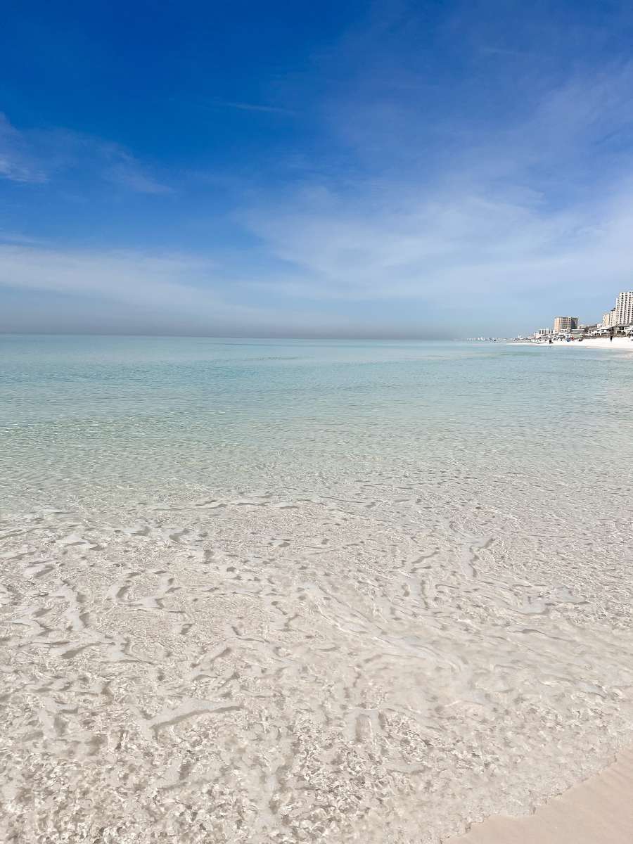 Clear blue waters of Gulf of Mexico