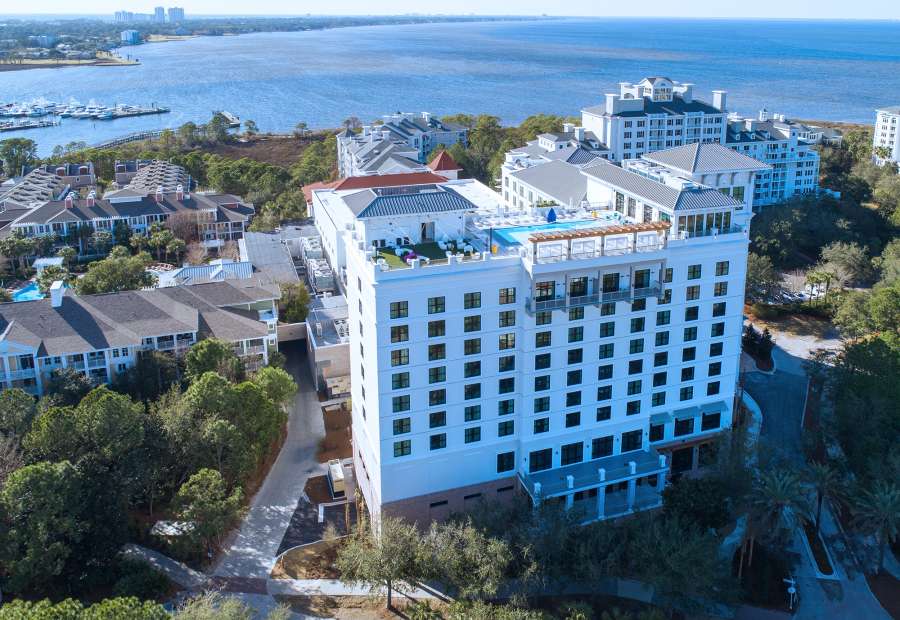 Hotel Effie Aerial shot