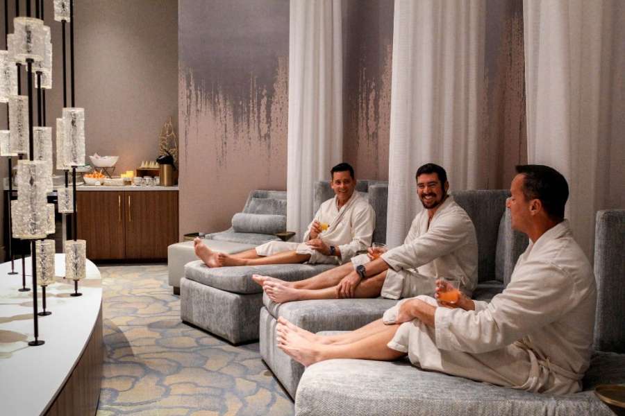 Guys at the Spa