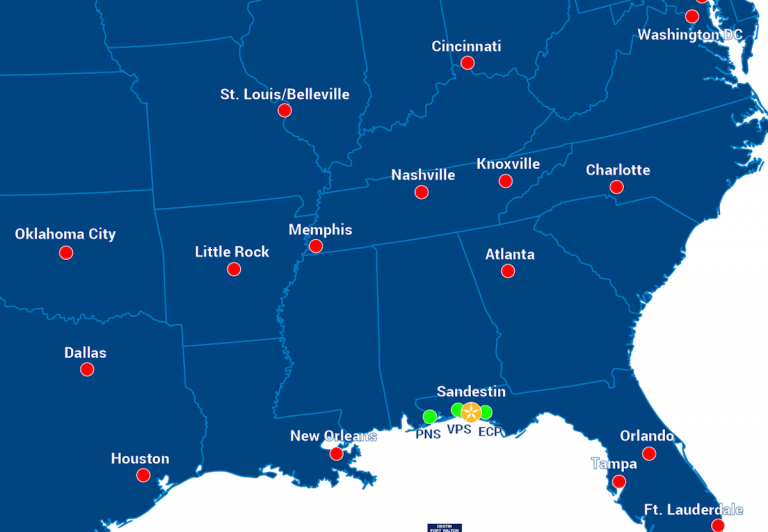 Direct Fly Map
