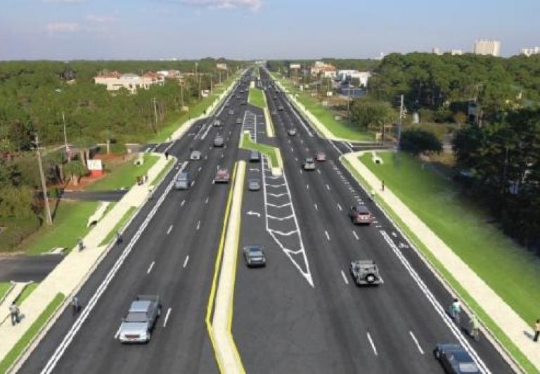 rendering of highway changes