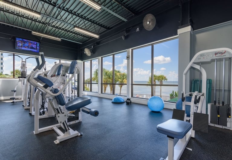 stair machines in the fitness center