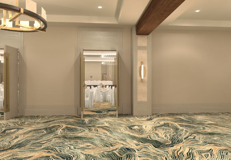 Foyer area leading into the Juniper Ballroom