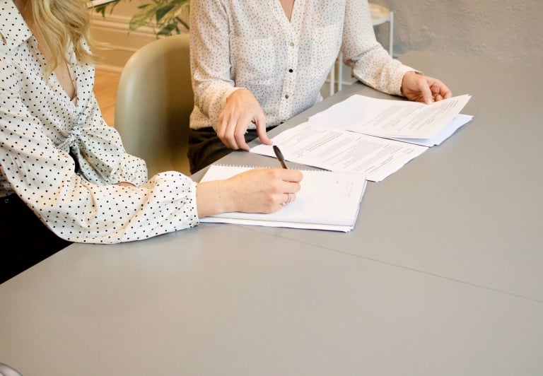 women having a meeting