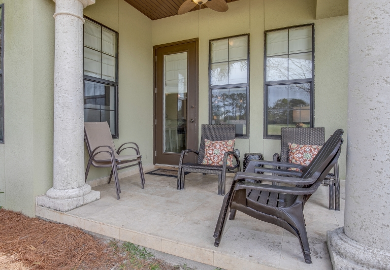 patio at villa lago unit