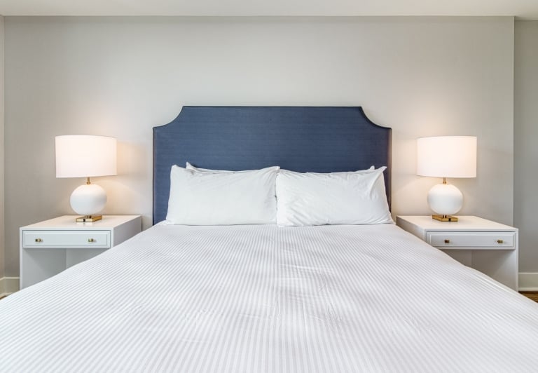 bedroom in a three bedroom unit at Osprey Pointe