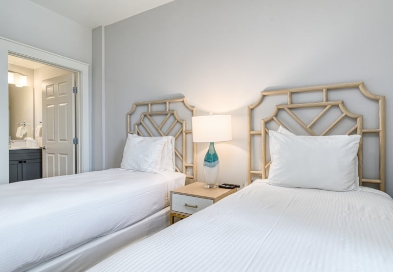 second bedroom in a three bedroom unit at Osprey Pointe