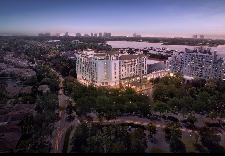 aerial view of Hotel Effie