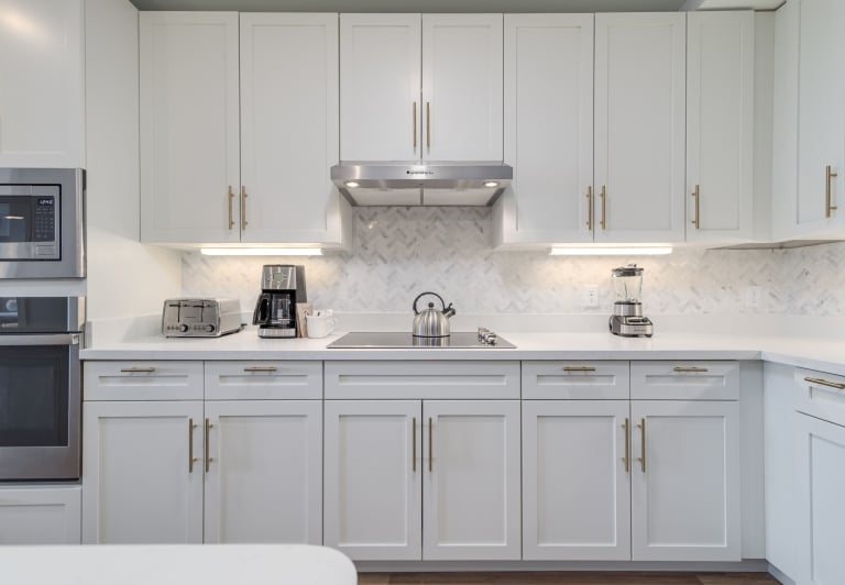 kitchen in two bedroom unit at Osprey Pointe