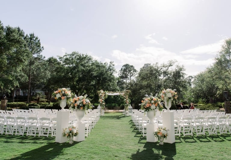 Outdoor wedding