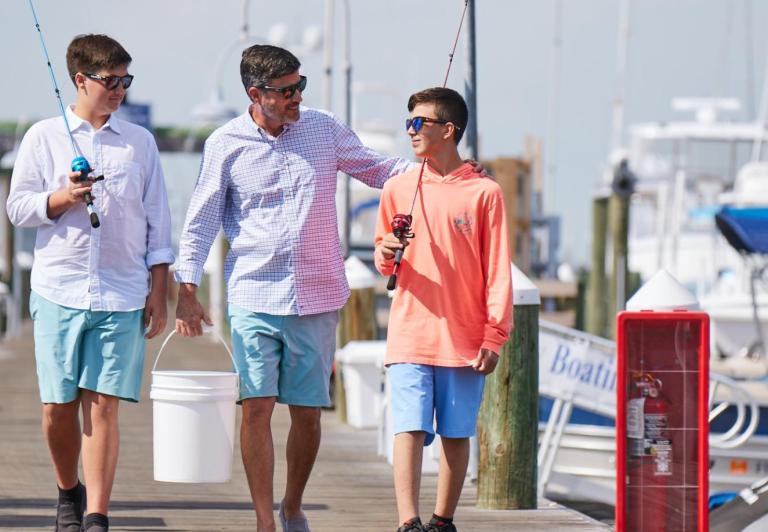 Charter Boat Bay Fishing