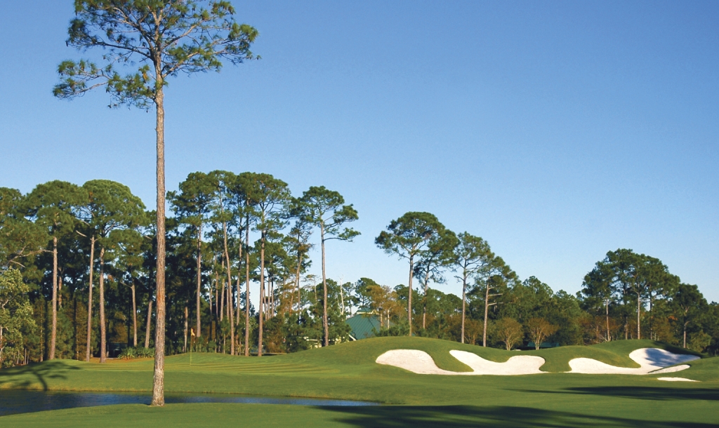 The Baytowne Golf Club course on a sunny day