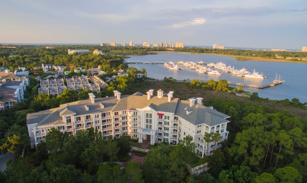 aerial view of Sandestin Golf and Beach Resort