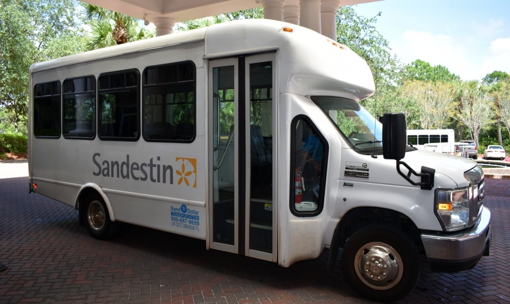 The sandestin tram 