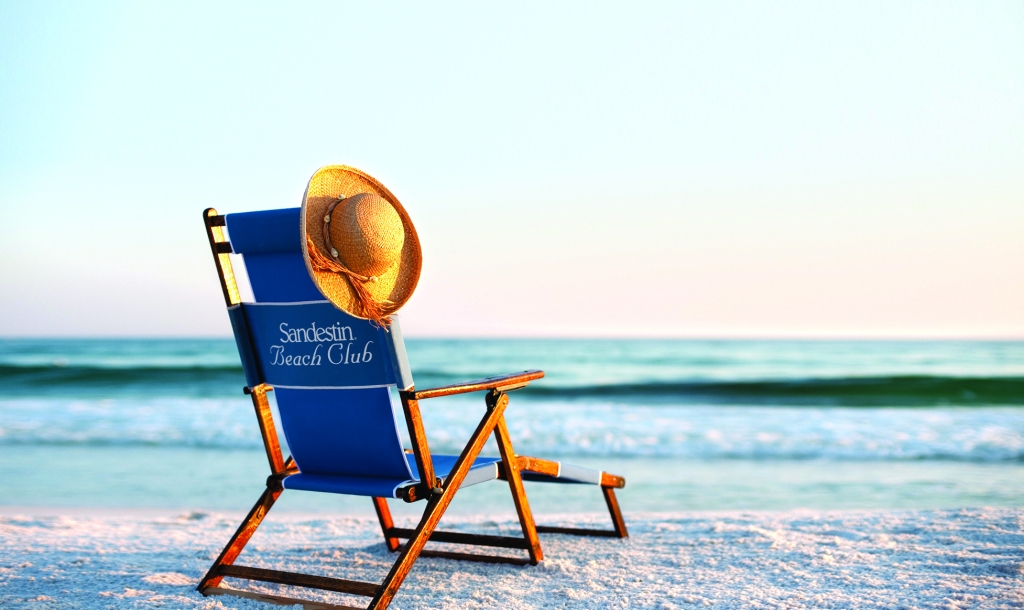 Sandestin Beach Club Chair on Beach