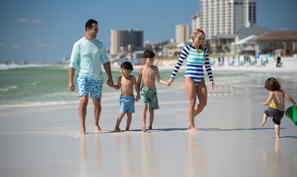 Family On The Beach
