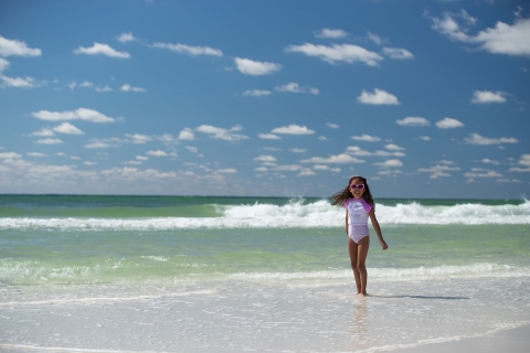 girl on the beach