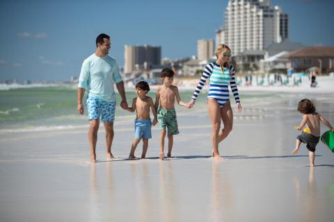 Family On The Beach