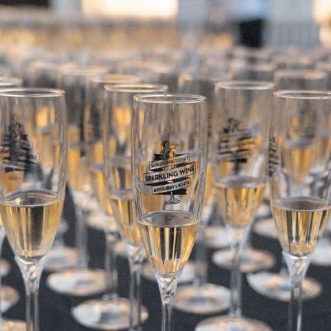 Grab a Glass at the 14th Annual Sparkling Wine & Holiday Lights Festival!