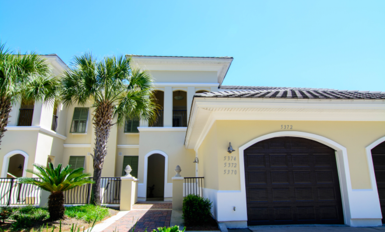 Exterior of a three bedroom unit at Southside