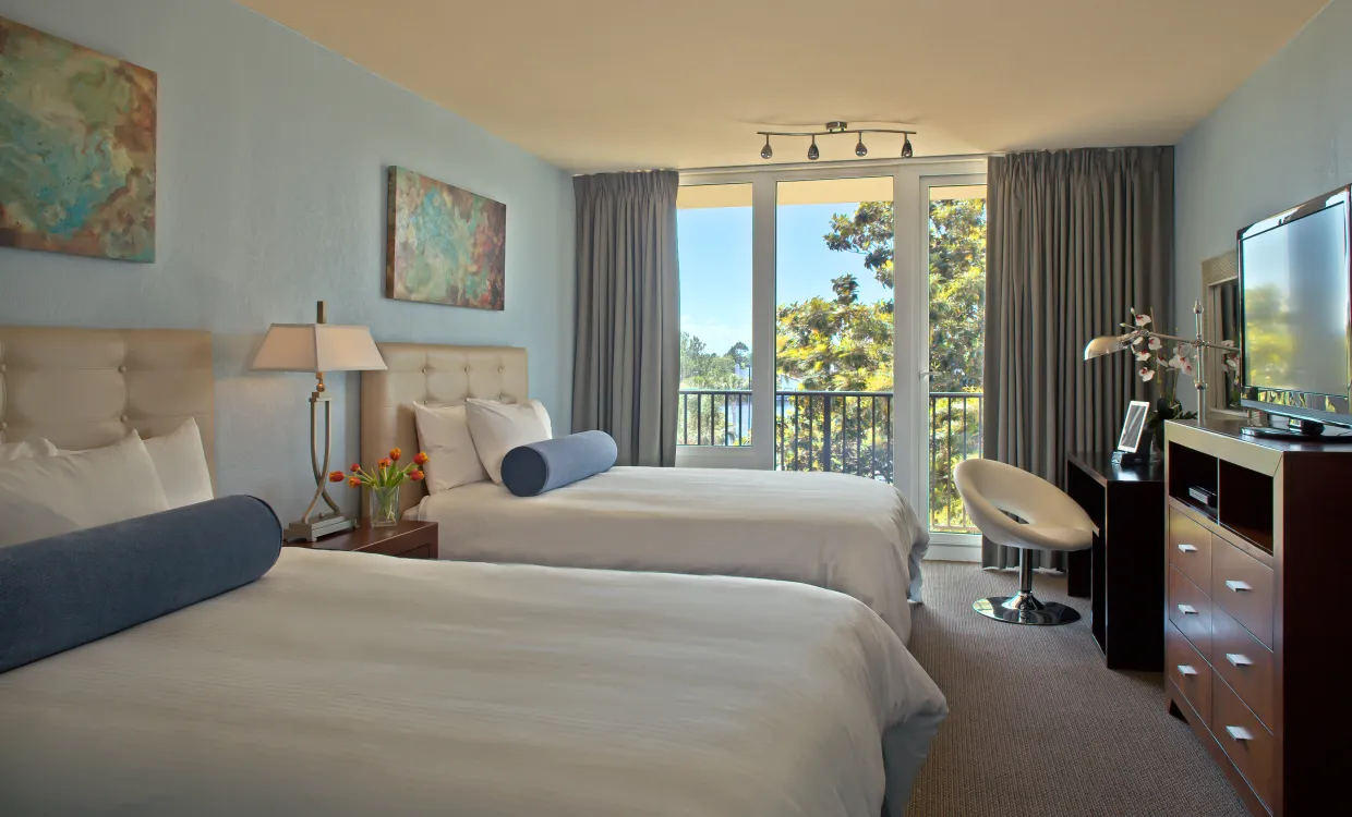 Double queen bedroom at Bayside at Sandestin