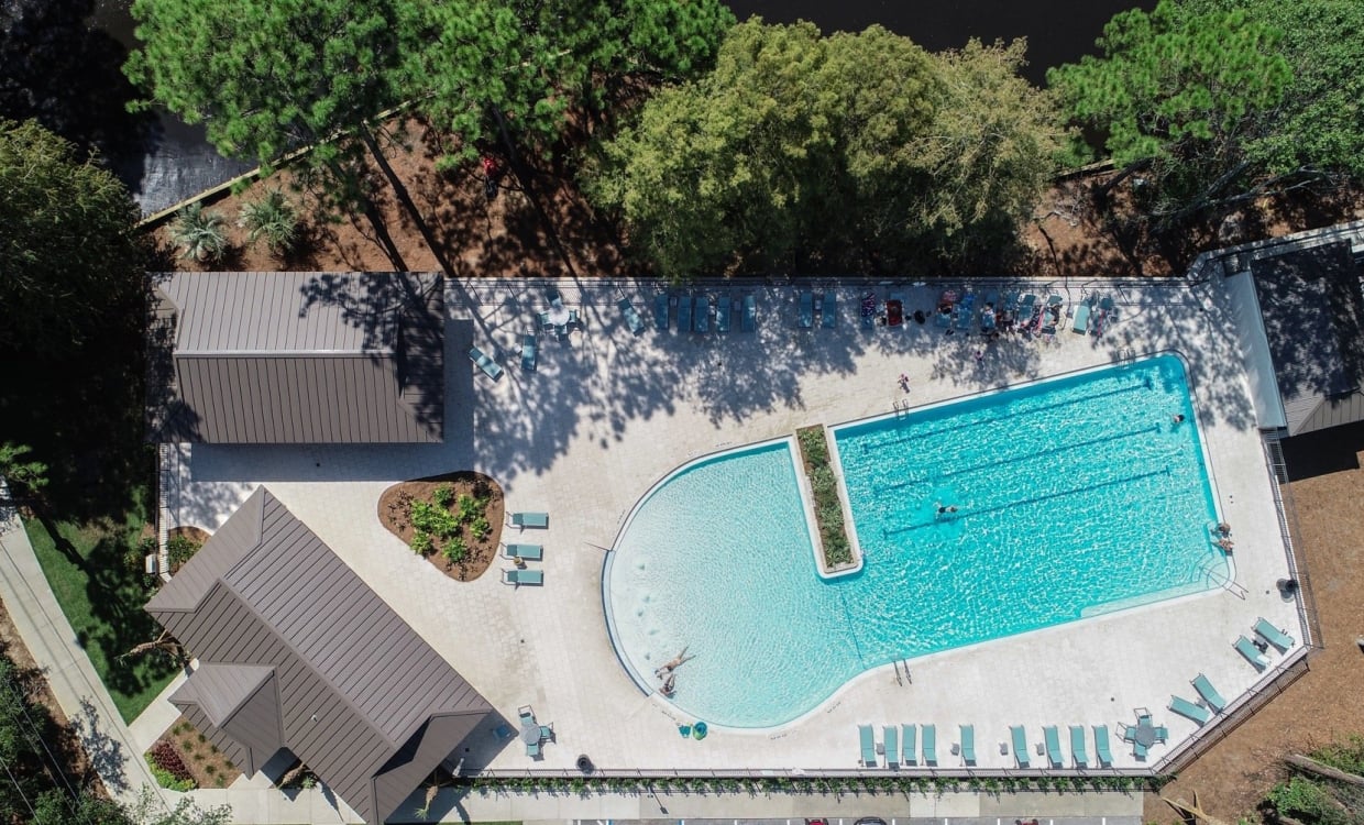 Phil Hummel Aquatic Center Aerial