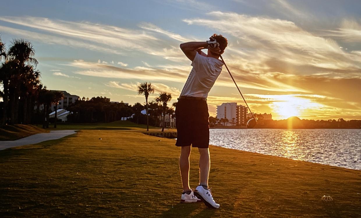 Golf at Sunset