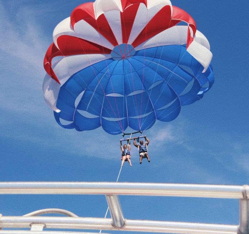 parasailing
